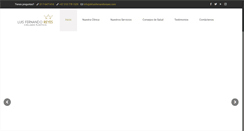Desktop Screenshot of drluisfernandoreyes.com